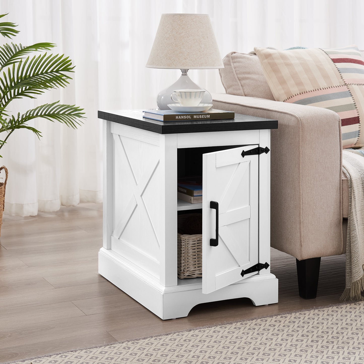 Rustic Farmhouse Coffee Table with Lift Top