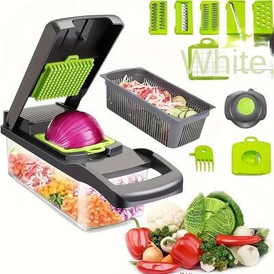 Multifunctional Vegetable Chopper Kitchen Dicer Grater Shredder Set Vegetable Cutter - Korvel