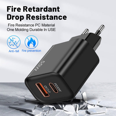 55W supports super fast charging and is fully compatible with USB+PD fast charging for mobile phone charging - Korvel