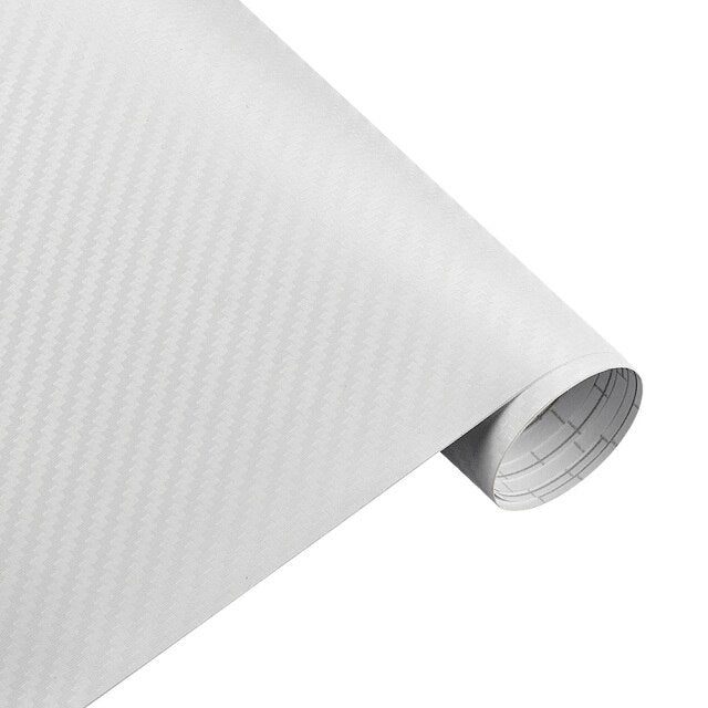 30cmx127cm 3D Carbon Fiber Vinyl Car Wrap Sheet Roll Film Car stickers and Decals Motorcycle Car Styling Accessories Automobiles - Korvel