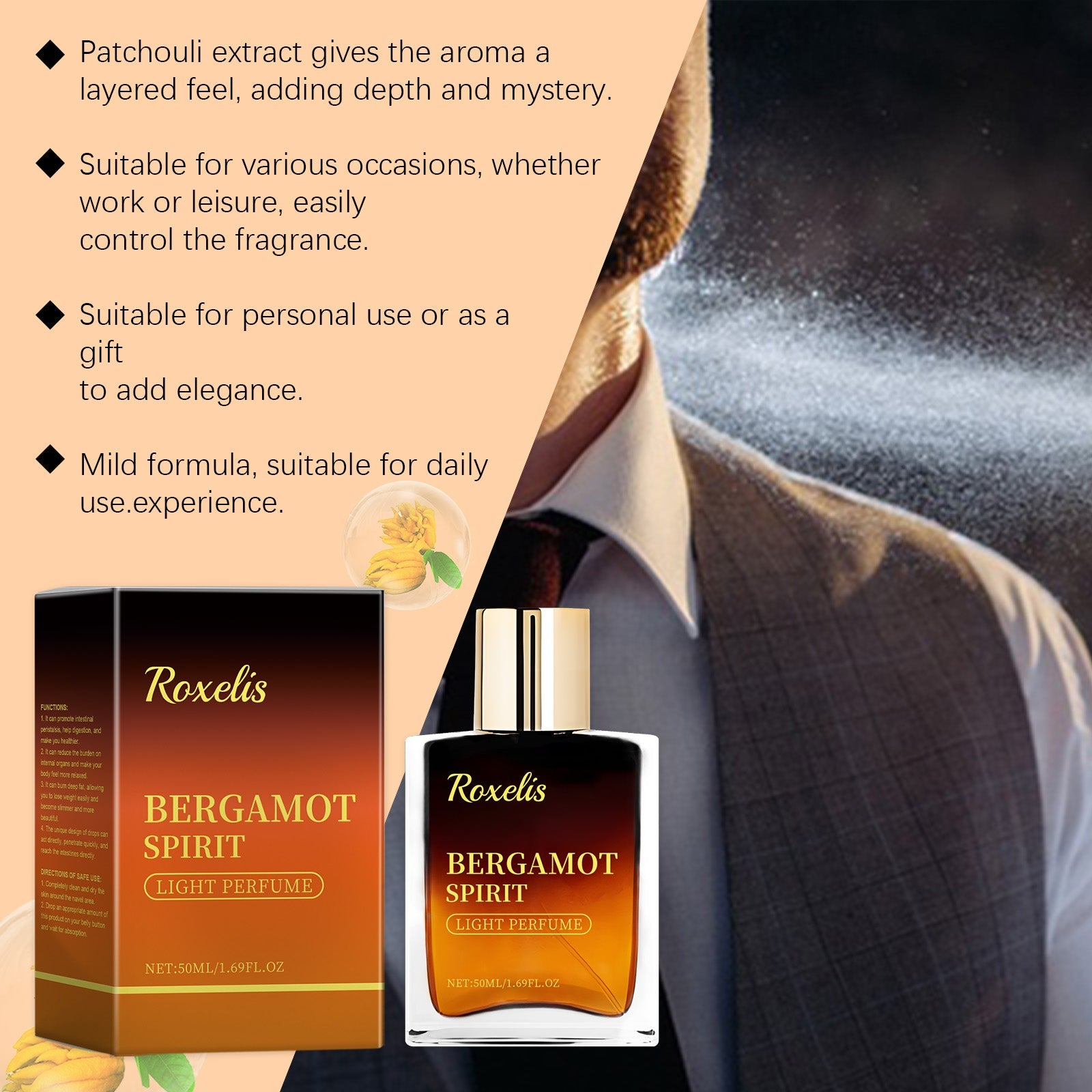 The Charming Fragrance Of Bergamot Fresh Citrus Fragrance Pleasant And Vibrant Light Natural Fragrance Lasting Fragrance - Korvel