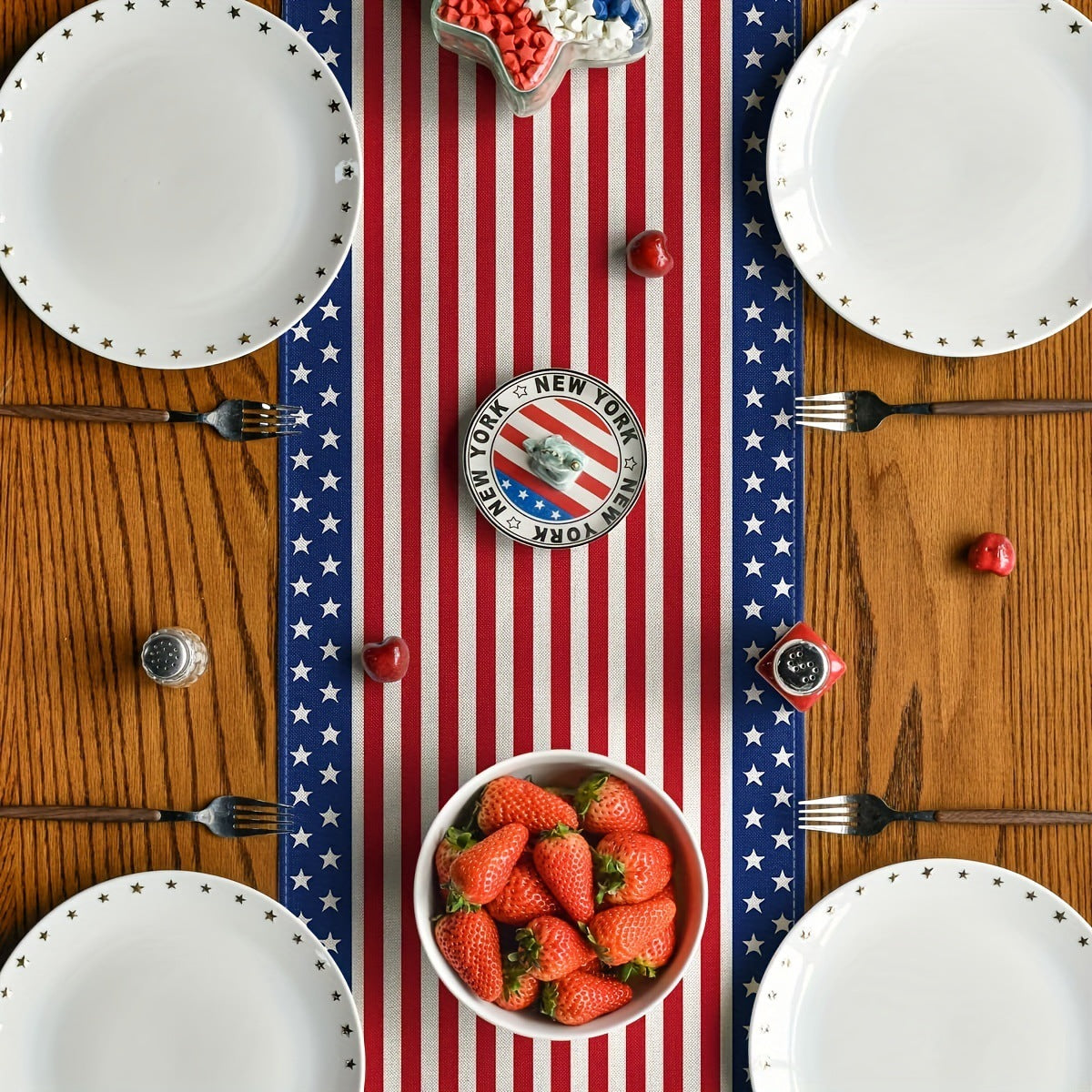 Rudolf Christmas Table Flag - Festive Home Decoration