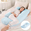 J-Shaped Pregnancy Pillow for Side Sleepers