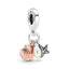 Panjia Pearl Freshwater Starfish and Shell Pendant