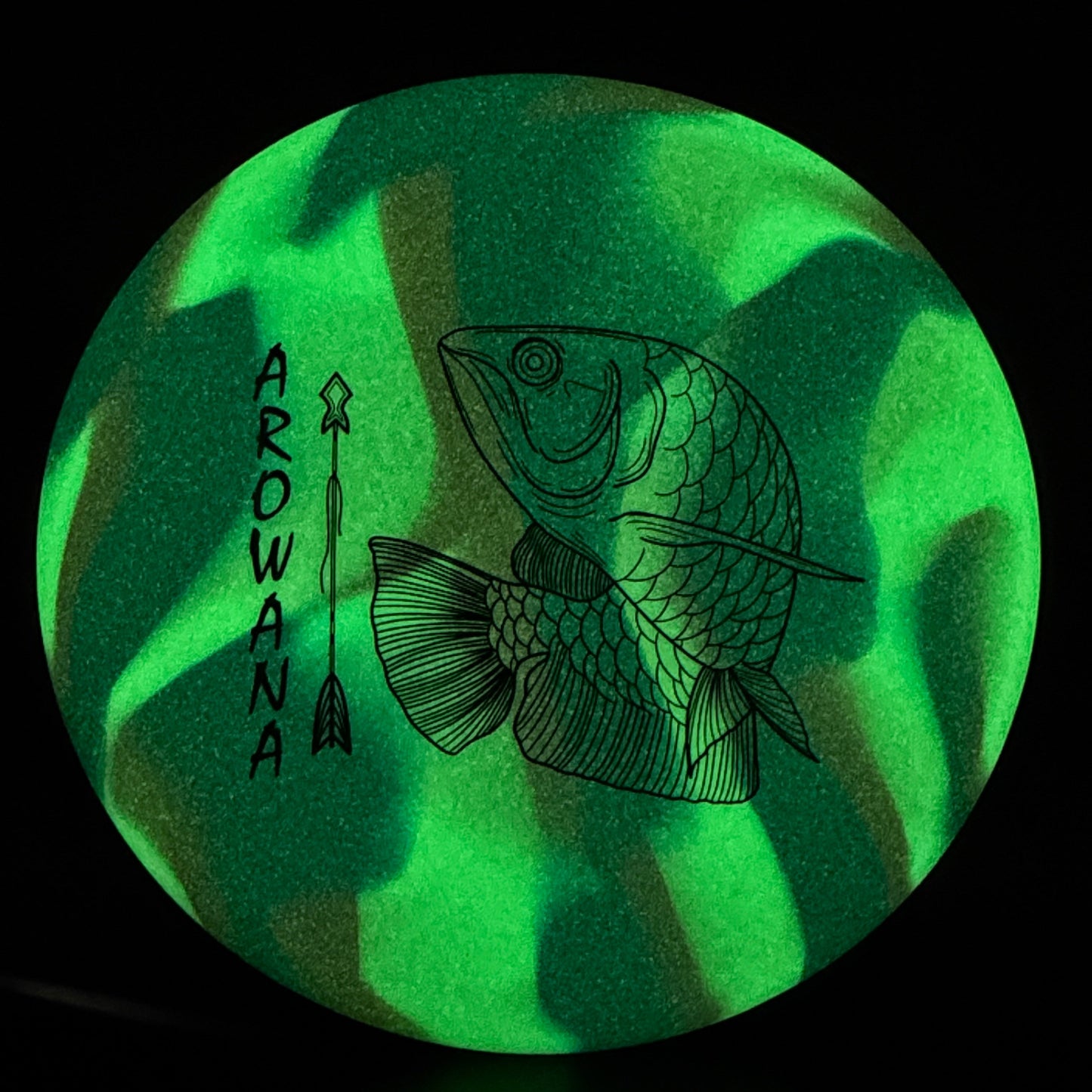 glO-G Arowana - Seafoam Disc Golf Putter
