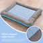 Cooling pet mats for dogs & cats (puppies/kittens): ice silk, breathable, soft summer pads in pink/blue. - Korvel
