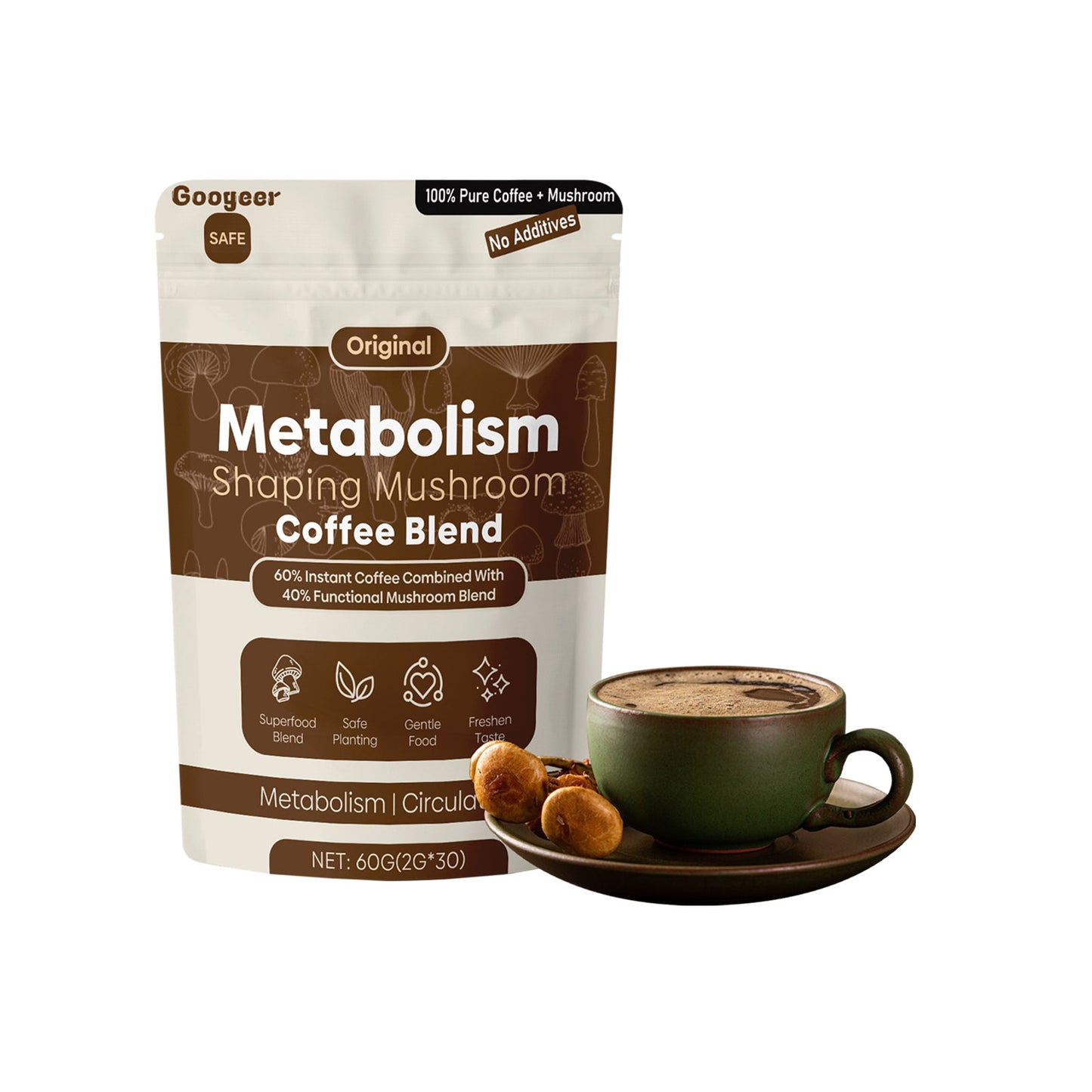 Mezcla de Café de Champiñones Premium