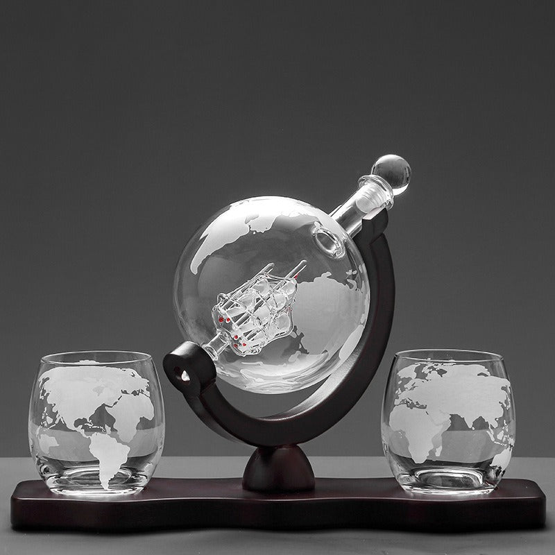 Creative Globe Decanter Set - Korvel