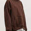 Hoodie à manches longues avec épaule tombante et poches