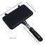 Aluminum Sanming Pan Round Double-sided Pattern Waffle Mold Home Breakfast Pancake Tool - Korvel