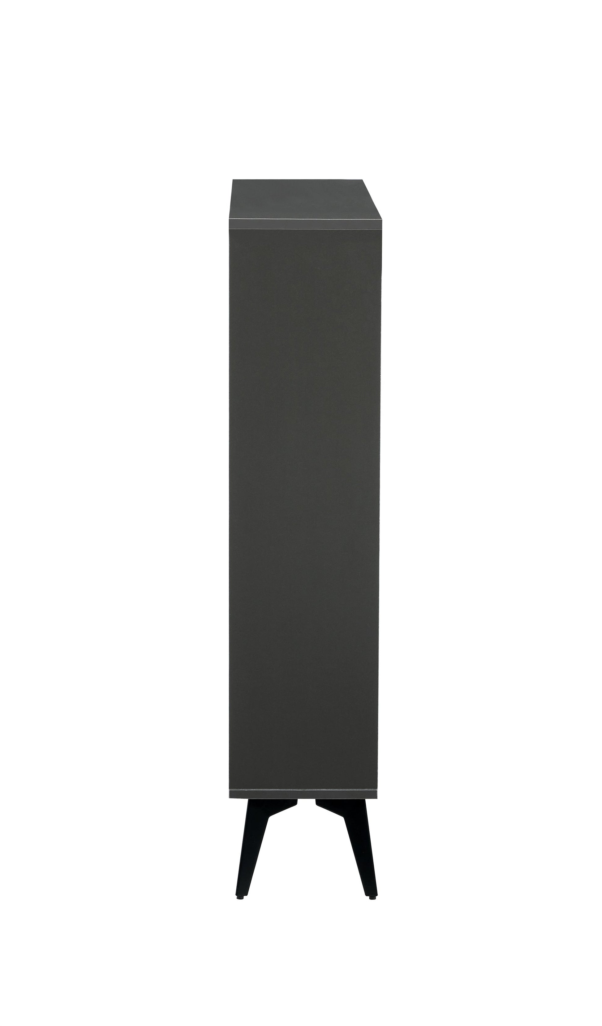 Shoe Cabinet , Shoe storage shelves, Grey - Korvel