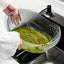 Household washing basket basin plastic drain basket wash fruit basin rice basket storage basket - Korvel