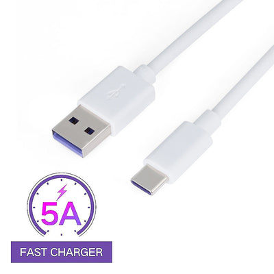 Premium USB-A to Type-C 5A Data Cable - Multiple Lengths
