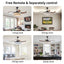 Modern LED retractable ceiling fan with lighting and remote control, silent reversible motor, 4-blade modern ceiling fan - Korvel