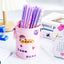 Cylindrical wrought iron pen holder DIY creative desktop storage bucket multifunctional stationery pen holder - Korvel