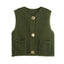 Versatile Crochet Hollow Vest in Solid Colors