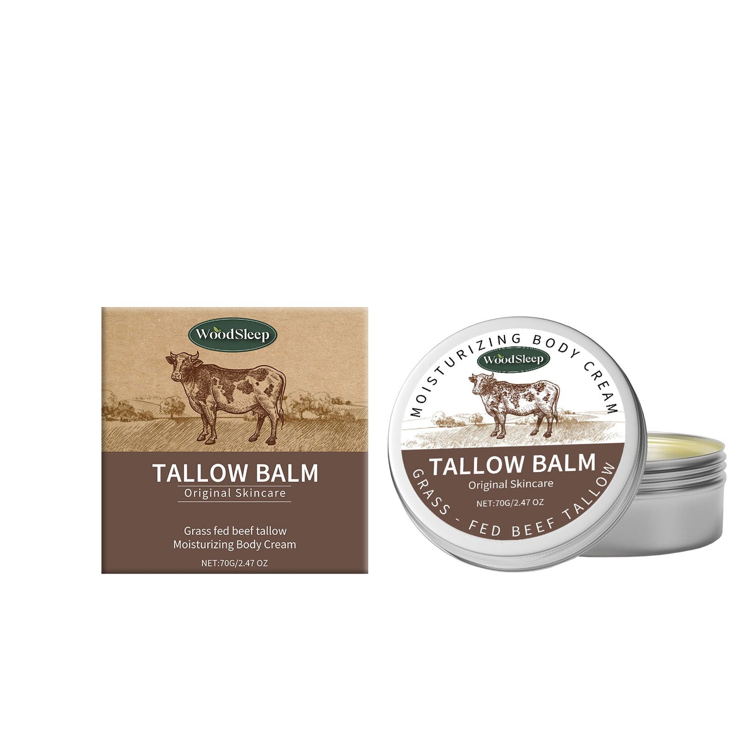 Tallow Moisturizing And Soothing Face Cream Butter Honey Moisturizing Cream Hydrating Cream Skin Lotion - Korvel