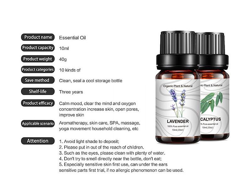 14 Piece Cross border Unilateral Essential Oil Set Box Unisex 14 Pack Body Set 10ml - Korvel