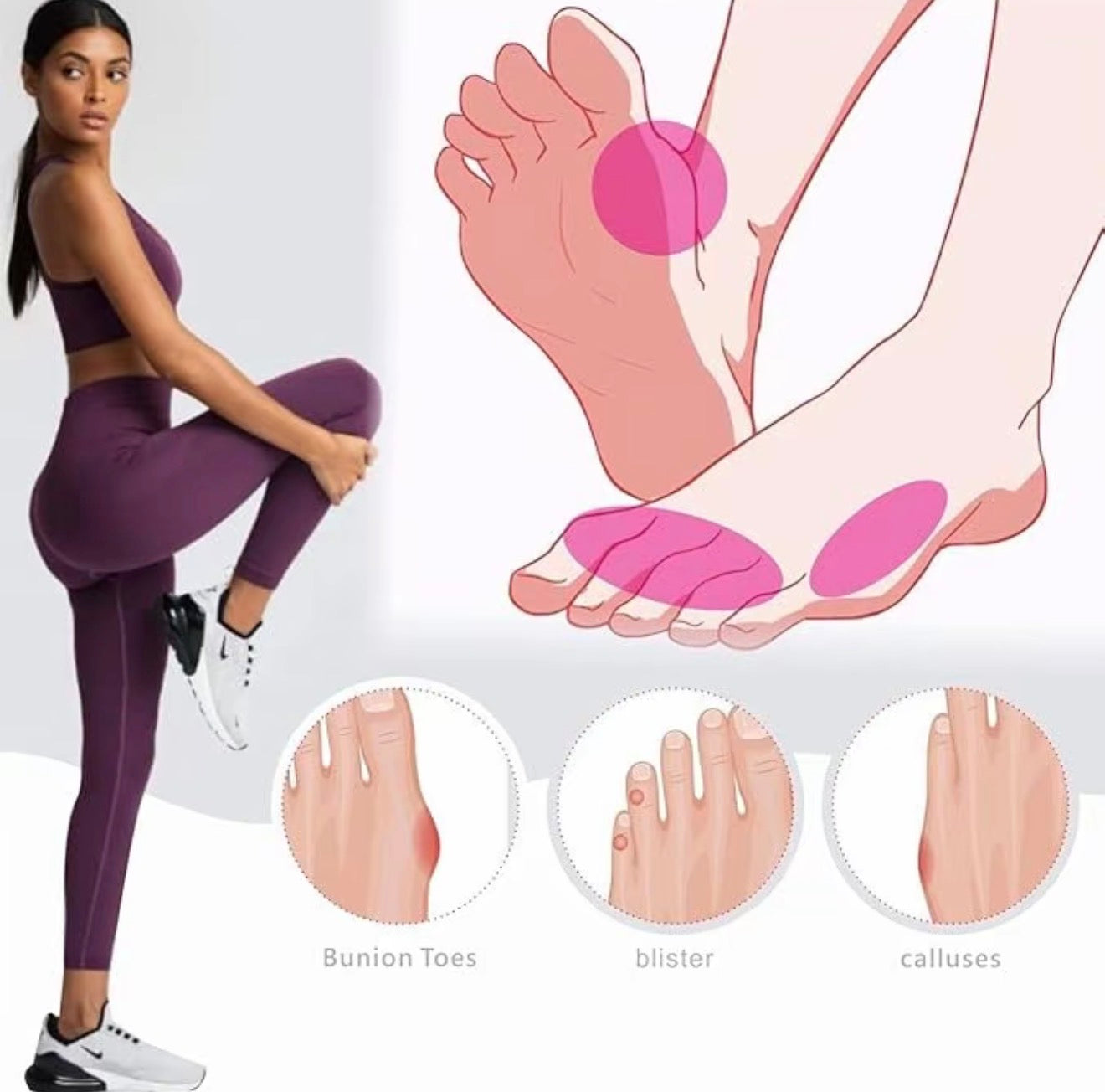 Silicone Gel Toe Caps for Comfort and Protection