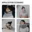 Premium Memory Foam Travel Neck Pillow - Snail Style