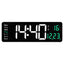 Large LED Digital Wall Clock with Remote Control
