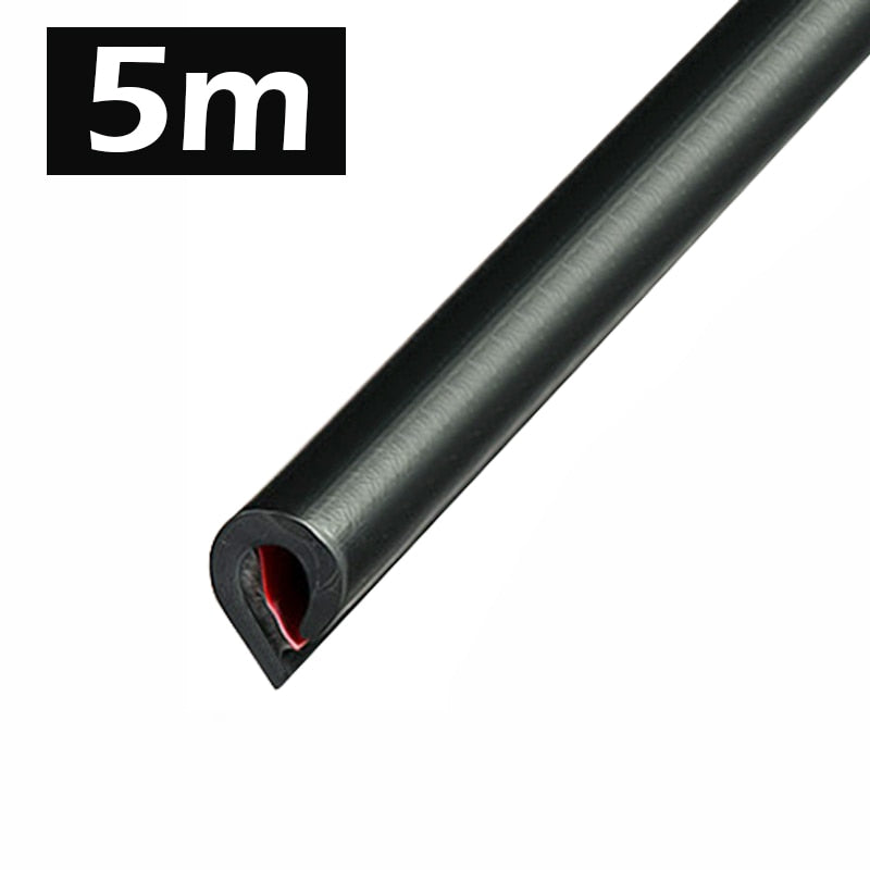 5M/10M Car Door trips Rubber Edge Protective Strips Side Doors Moldings Adhesive Scratch Protector Vehicle For Cars Auto - Korvel