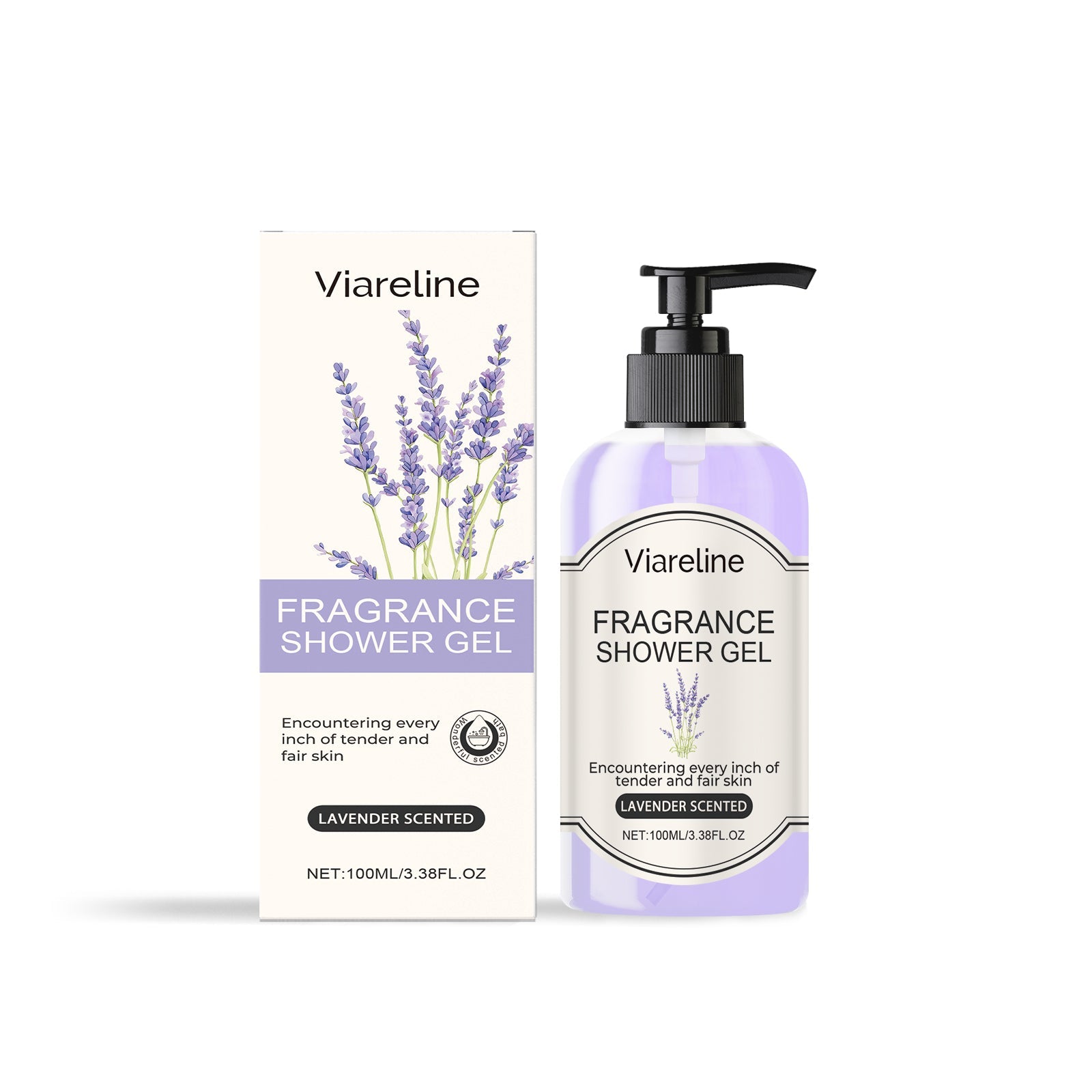 Fragrant Shower Gel (Lavender Scent) Moisturize And Moisturize Skin To Improve Dry Women's Body Wash - Korvel