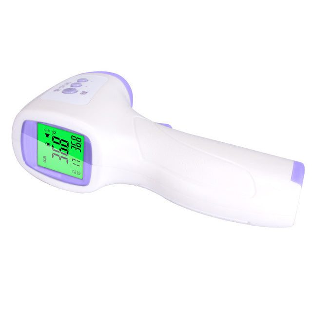 Infrared Forehead Body Thermometer Gun Non-contact LCD displayTemperature Measurement Device Standing Thermometer Adult Kids - Korvel