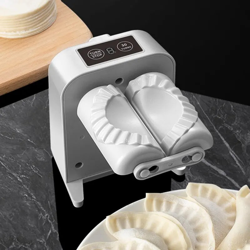 Fully Automatic Electric Dumpling Maker Artifact DIY Machine Mould Pressing Dumpling Skin Mould USB Rechargeable Kitchen Gadget - Korvel