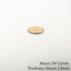 100pcs Elliptic Natural Wooden Chips Crafts For Handmade Card Diy Pattern Tag Scrapbooking Embellishment Wood Making - Korvel