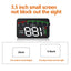 3.5 A900 HUD Head-Up Display Car-styling Hud Display Overspeed Warning Windshield Projector Alarm System Universal Auto - Korvel