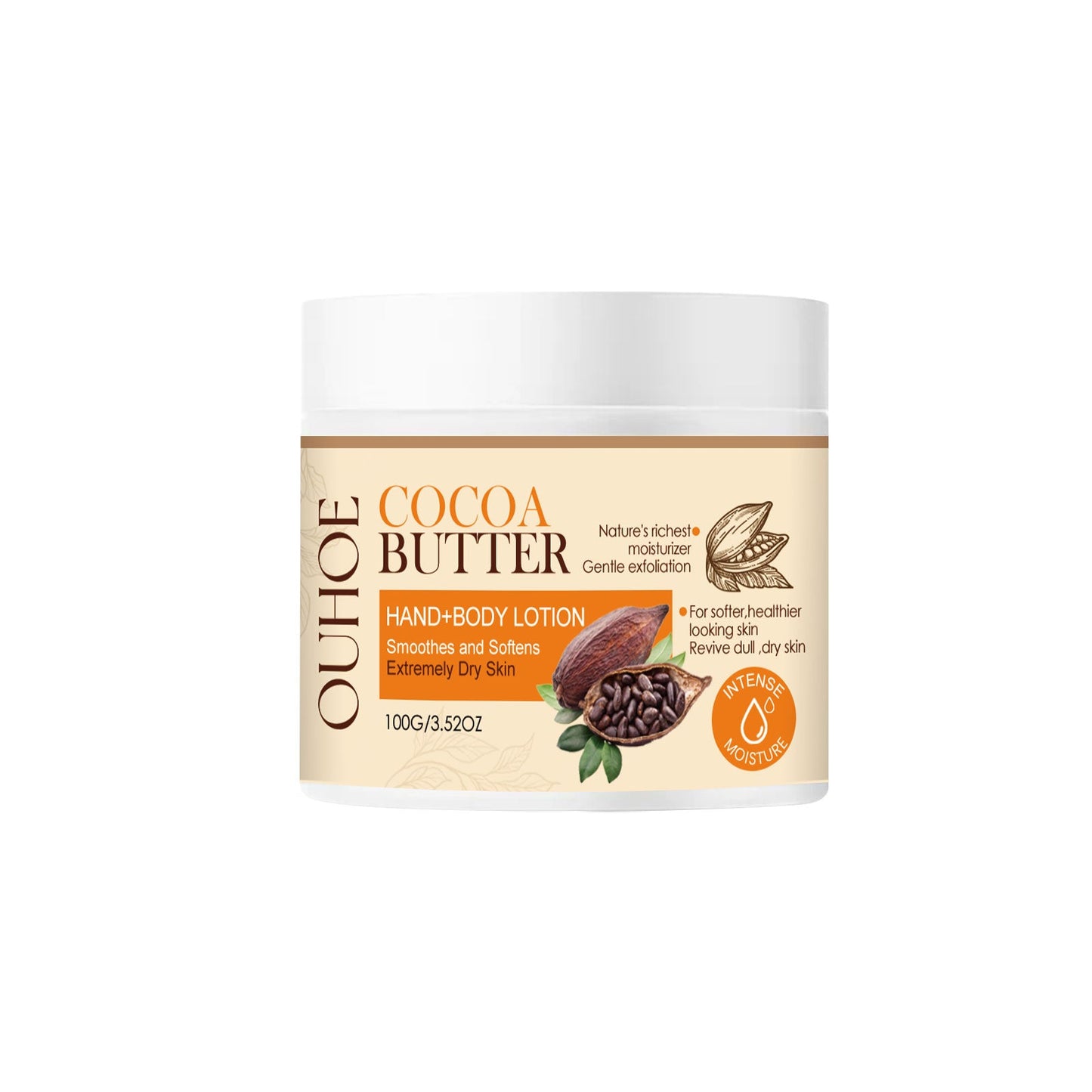 Lotion Corporelle au Cacao - Hydratant pour la Peau