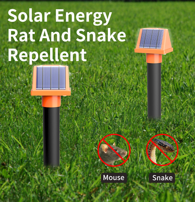 Premium Ultrasonic Rat Repeller with Solar Power