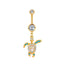 Navel Ring Creative Bat Bee Navel Buckle Navel Ring Body Piercing Jewelry - Korvel