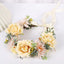 Simulated Rose Blossoms Adjustable Headwear Wreath Bridal Forest Flower Wedding Photography Scale Pretend - Korvel