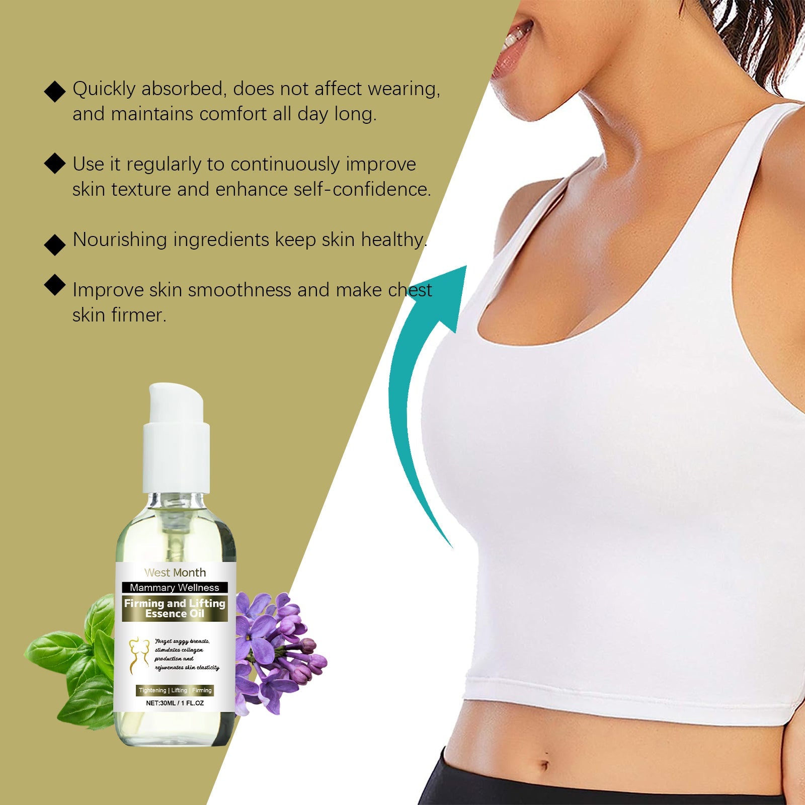 Body Firming Essence Oil Massage Firming Nourishes Repair Tender Moisturizing Firming Body Oil - Korvel