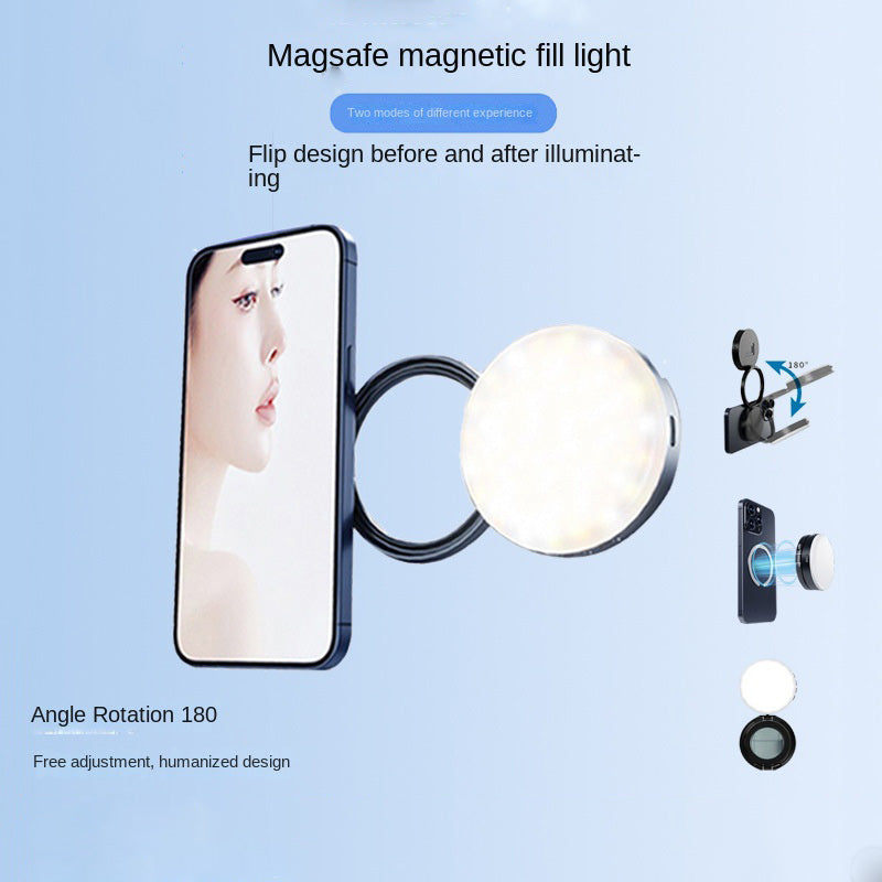 YSH-126 Luz de Relleno Magnética LED para Teléfonos para Fotografía y Video