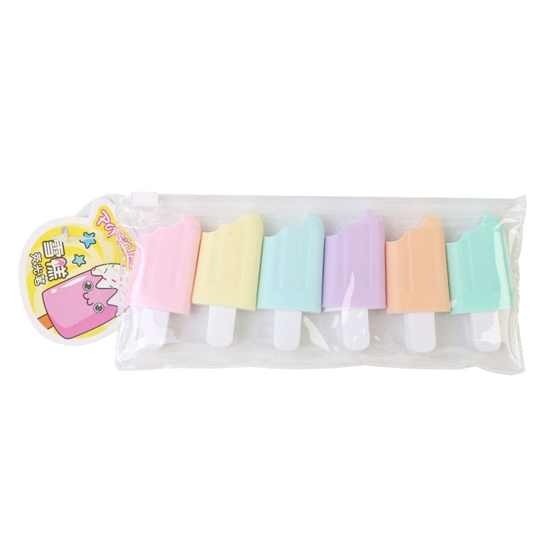 Surligneur Mini Mignon - Design Cartoon Kawaii pour l'École et le Bureau