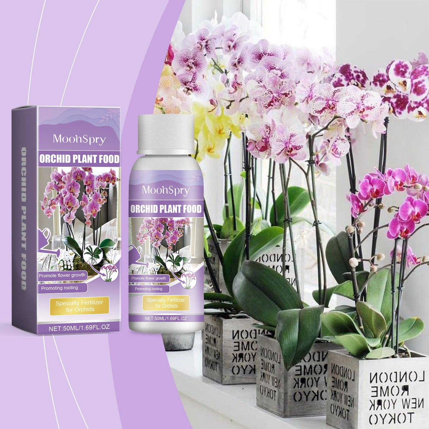 Premium Orchid Growth Nutrient Solution for Vibrant Blooms