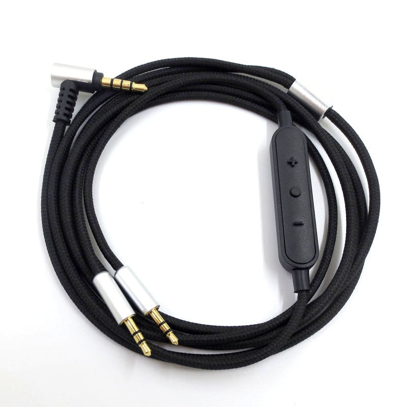 Suitable for Republic V8 V10 V12 Xiaomi Head mounted Earphones Bold Upgraded Earphone Cable - Korvel