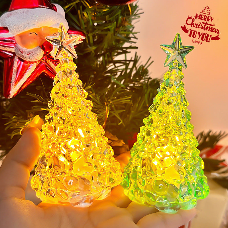 Christmas Star LED Night Light - Festive Desktop Ornament