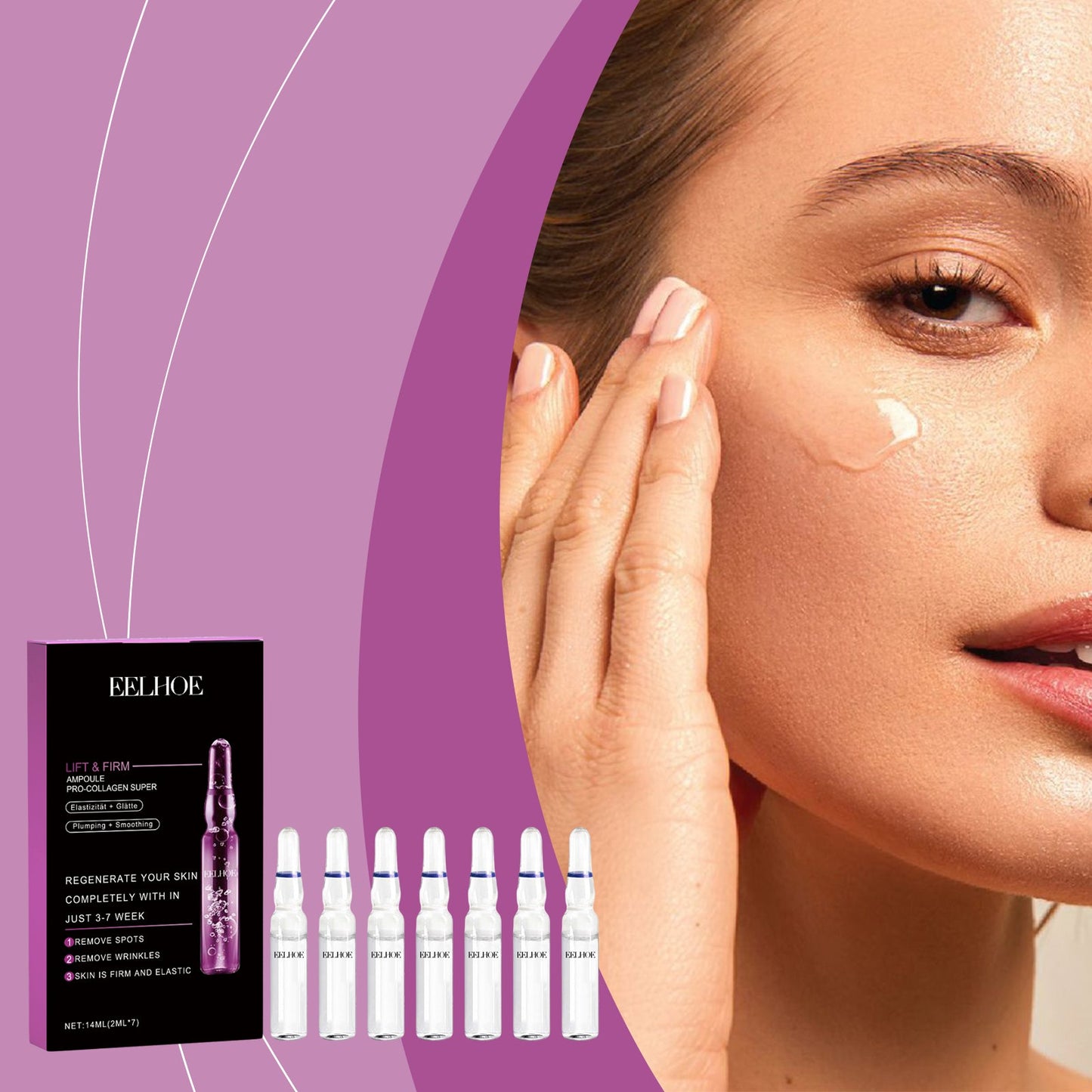 Ceramide Ampere Serum Moisturizes Skin, Rejuvenates Skin And Improves Skin Elasticity - Korvel