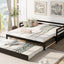 Twin or Double Twin Daybed with Trundle Espresso - Korvel