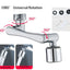 1080 °/1440 ° New Mechanical Arm Double Outlet Bubbler Universal Extension Faucet Splash Proof Washing Faucet Extender - Korvel