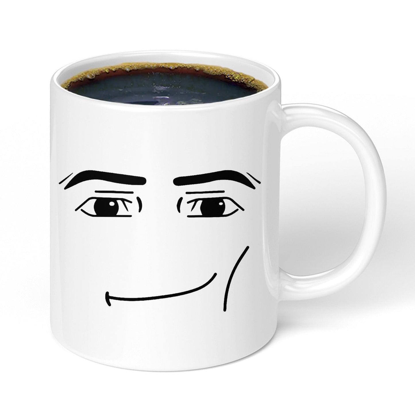 Roblox woman facial expression mug creative boys ceramic breakfast coffee milk cup - Korvel