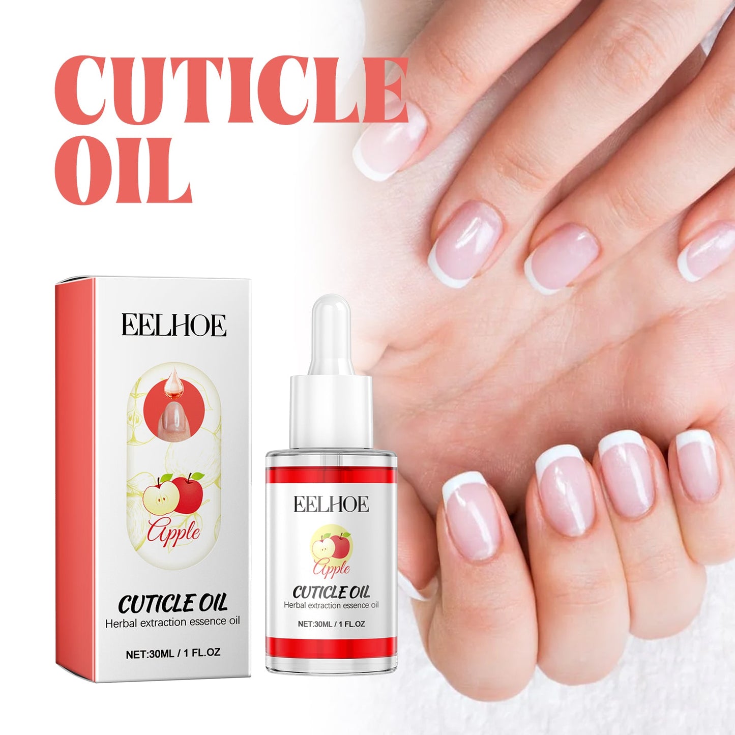 Cuticle Oil, Repair Dry Rotted Nails Thickening Moisturizing Care Brightening Nails And Cleaning - Korvel