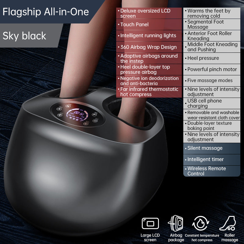 Premium Electric Foot Massager with Air Compression & Heating