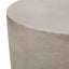 Light Gray Concrete Side Table