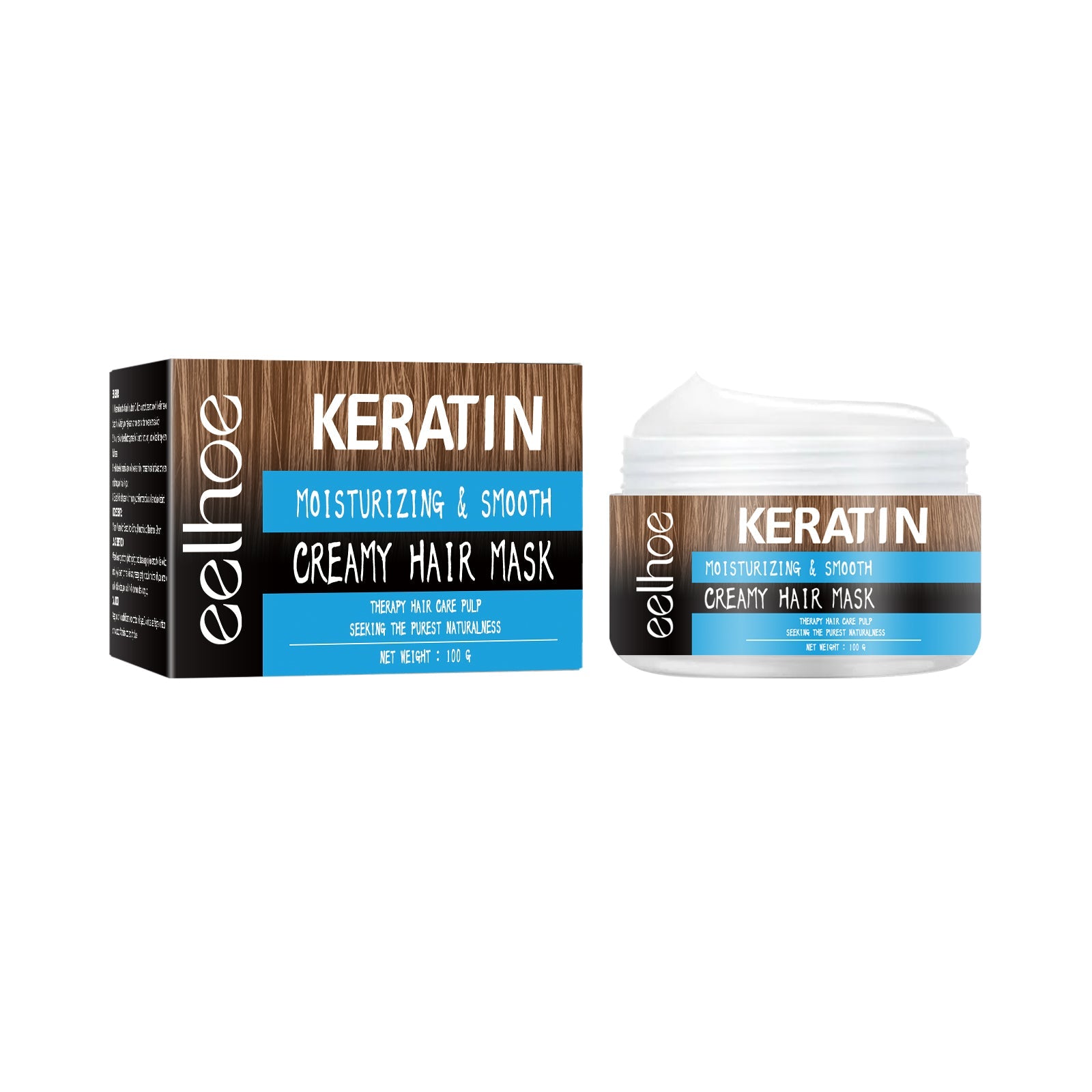 Moisturizing And Smooth Hair Mask, Repair Dry Hair, Split Hair, Smooth, Smooth And Moisturizing Hair Mask - Korvel