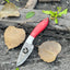 Custom Damascus Steel Fixed Blade Pocket Knife - Ideal for Hunting - Korvel